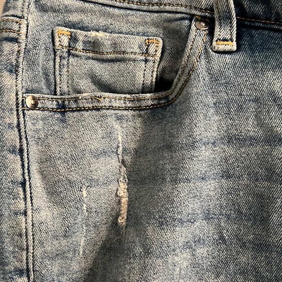 Lane Bryant Flex-magic Waistband Mid-rise Girlfriend Short Size 20, light blue - Picture 5 of 9